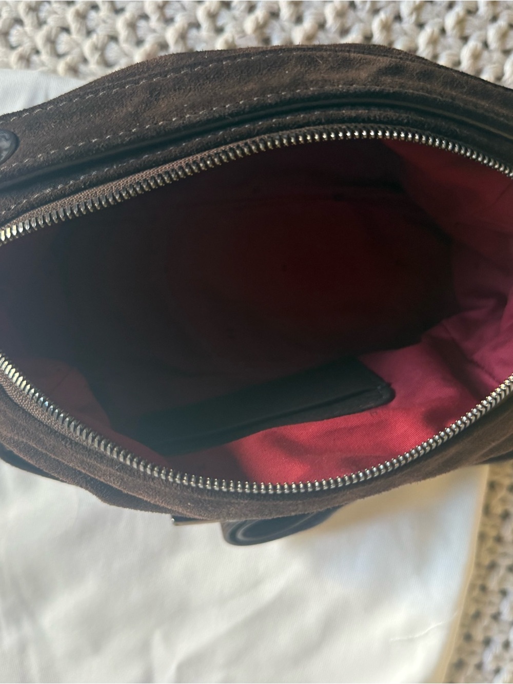 Hammitt Evan Expresso Suede Studded Crossbody Bag - Picture 6 of 6